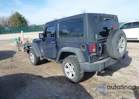 2013 Jeep Wrangler Sport from USA, damaged, VIN 1C4AJWAG4DL607751